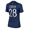 Paris Saint-Germain 2023-24 C. Soler 28 Domácí - Dámské Fotbalové Dresy (S/S)